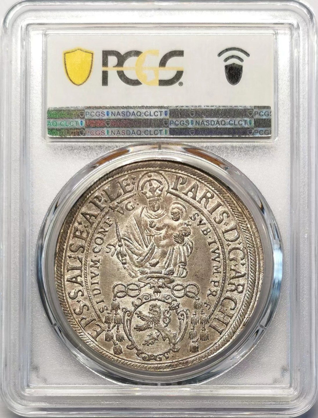 凡希社世界钱币微拍第二百十五期——德奥专场 1625萨尔茨堡帕里斯主教泰勒PCGS-MS62淡彩银光充沛！