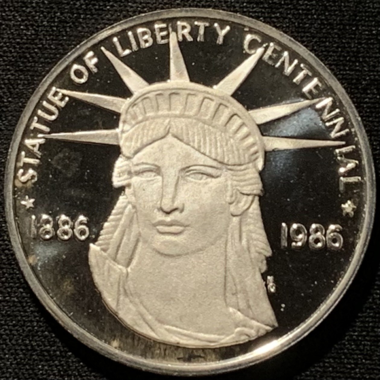 紫瑗钱币——第216期拍卖 美国 1986年 亨利·福特 银章 28.35克 0.925银 精制