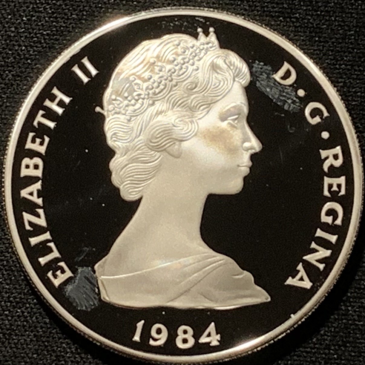 紫瑗钱币——第216期拍卖 特克斯与凯恩斯 1984年 洛杉矶奥运会 标枪 10克朗 23.38克 0.925银 精制