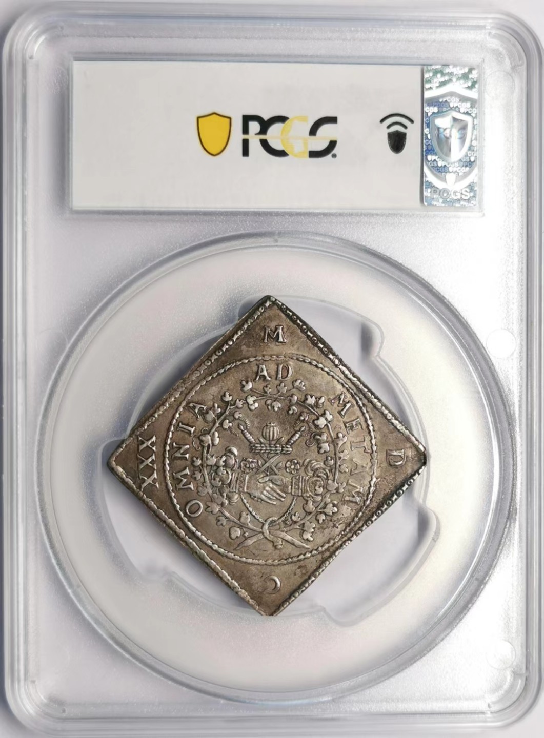 凡希社世界钱币微拍第二百十五期——德奥专场 荐！1630萨克森选侯国约翰乔治Klippe菱形泰勒大银PCGS-AU50珍稀品种！