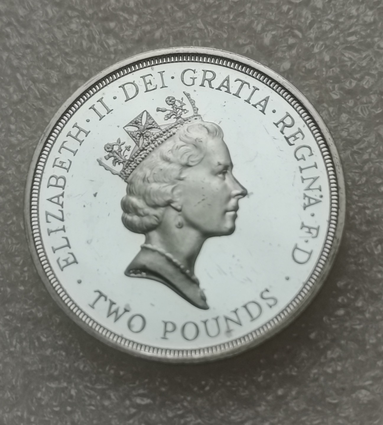 瓶子🏺第61期拍卖会 英国1989年2磅精制银币