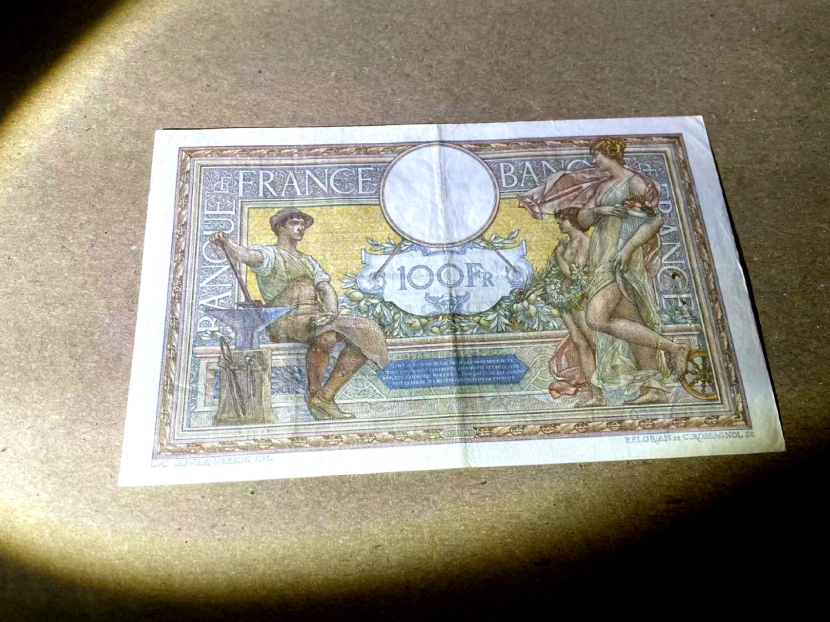 【Blue Auction】✨世界纸币精拍第235期【精】 【一组2张】法国 1929/1939年100法郎 果园 品相如图