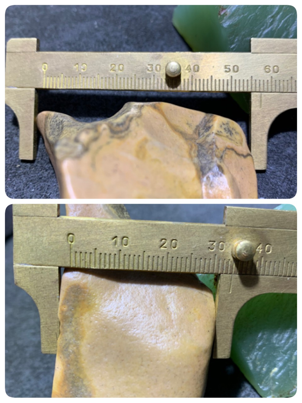 精美罕见新疆象形“点赞”形彩泥石原石把件（镇纸，摆件） 一块，