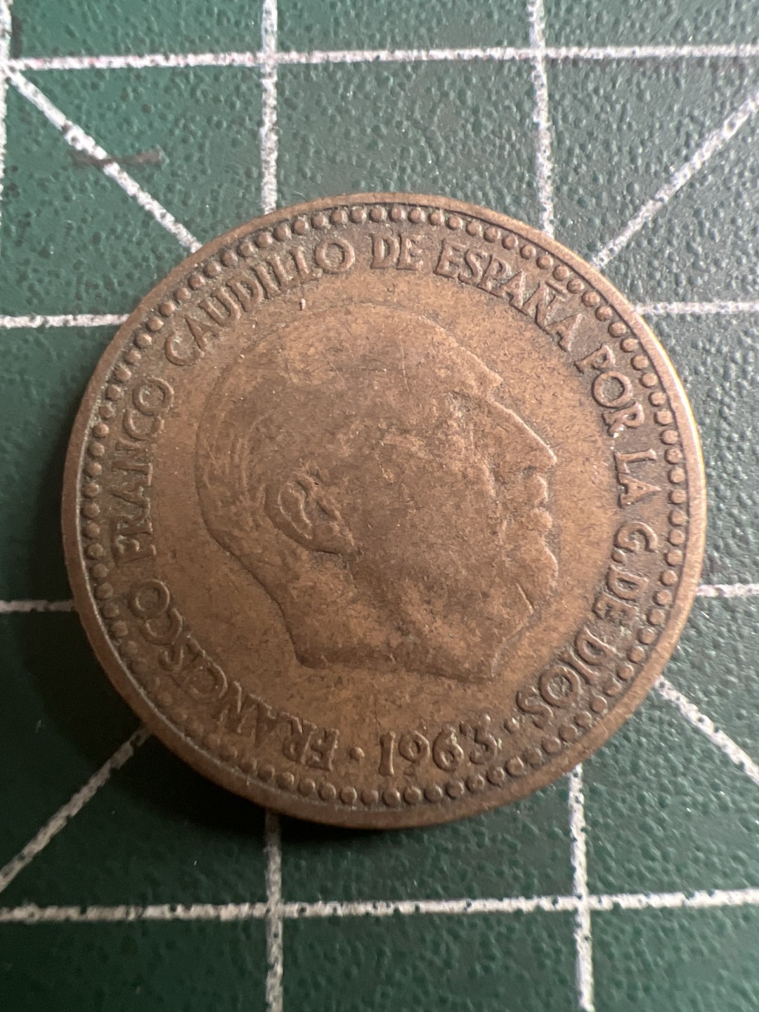 泡泡堂第142期  世界硬币专场（无押金，无佣金，捡漏，全场20包邮，偏远地区除外） 西班牙1963年一元