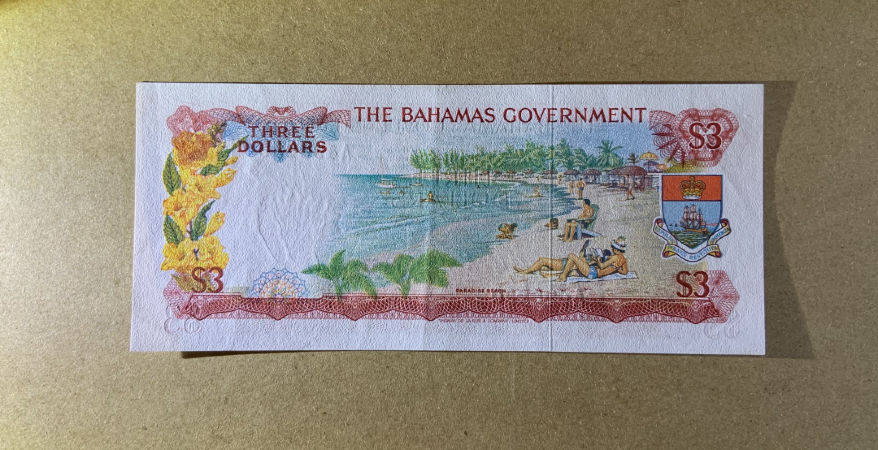 收藏联盟Quantum Auction 第198期拍卖 (已更新) 巴哈马1965年3元 品相AU 首发年份A冠 德纳罗彩背