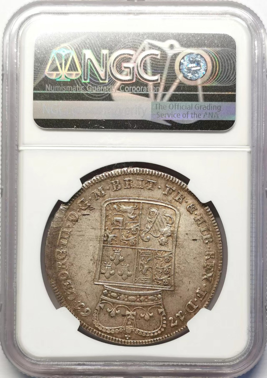 凡希社世界钱币微拍第二百十五期——德奥专场 1761布伦瑞克吕内堡乔治三世泰勒大银NGC-MS62英王乔治三世兼领！