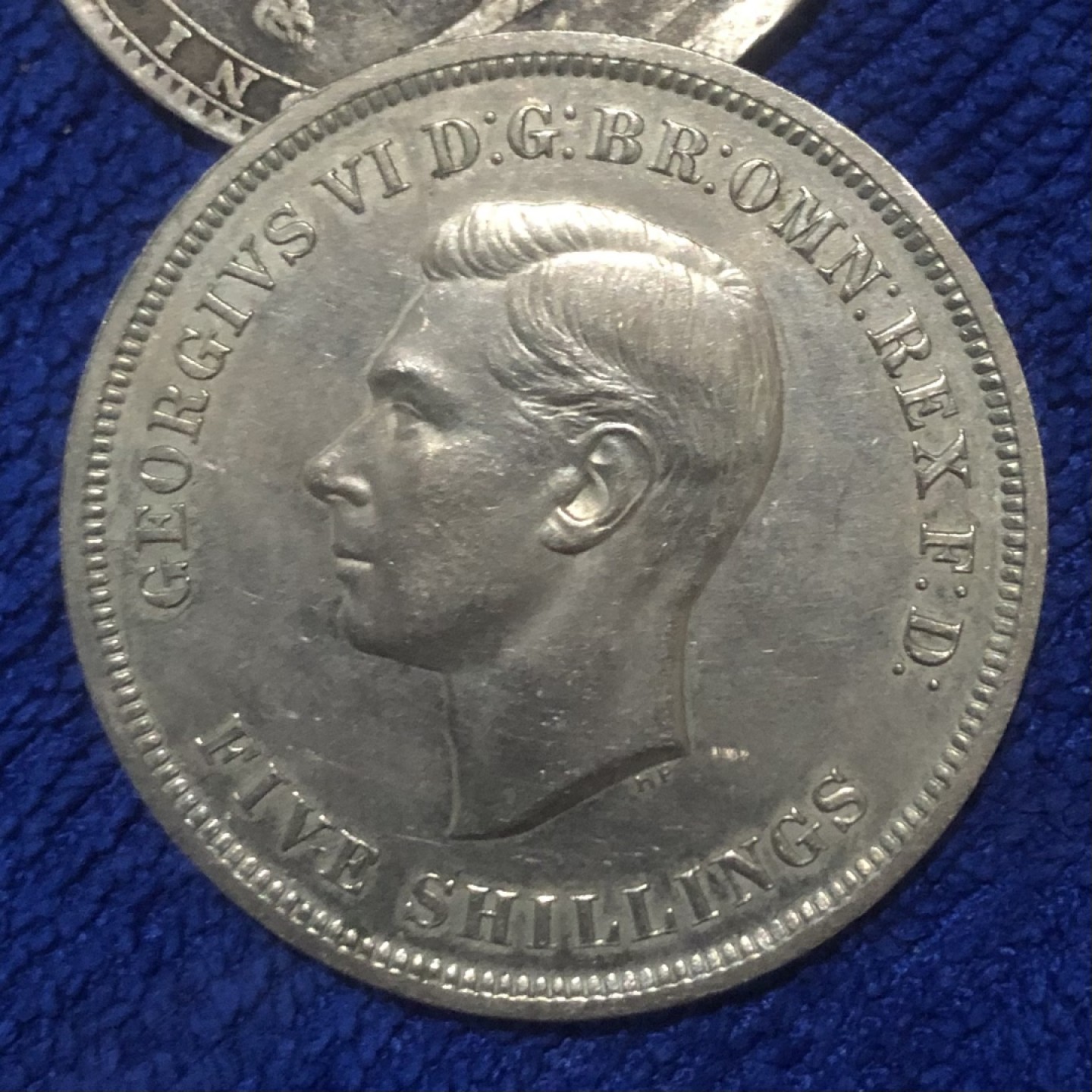 【保诚微拍】第36期  古今中外币章（部分评级）14号晚上七点半自动开拍！！！ 英国 乔治六世 1951年 马剑 1克朗 镍币（38mm，28.2克）最后的马剑！！好品相！！！