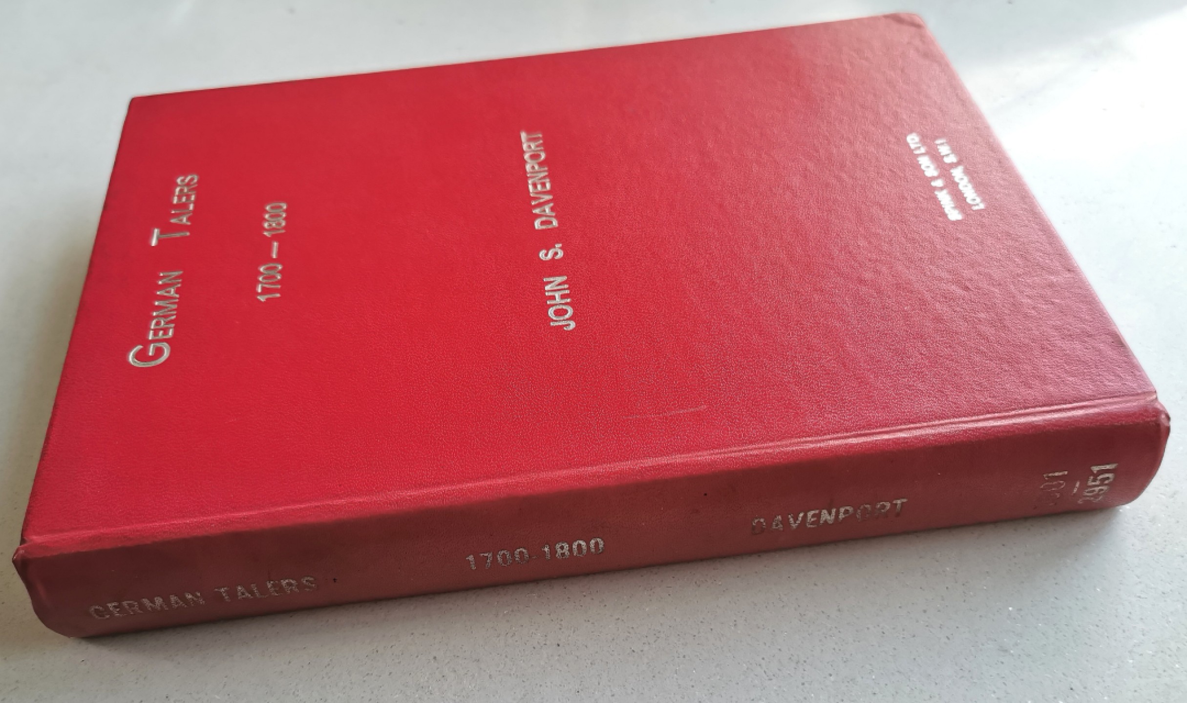 凡希社世界钱币微拍第二百十五期——德奥专场 达文波特：1700-1800德国泰勒目录 八五品