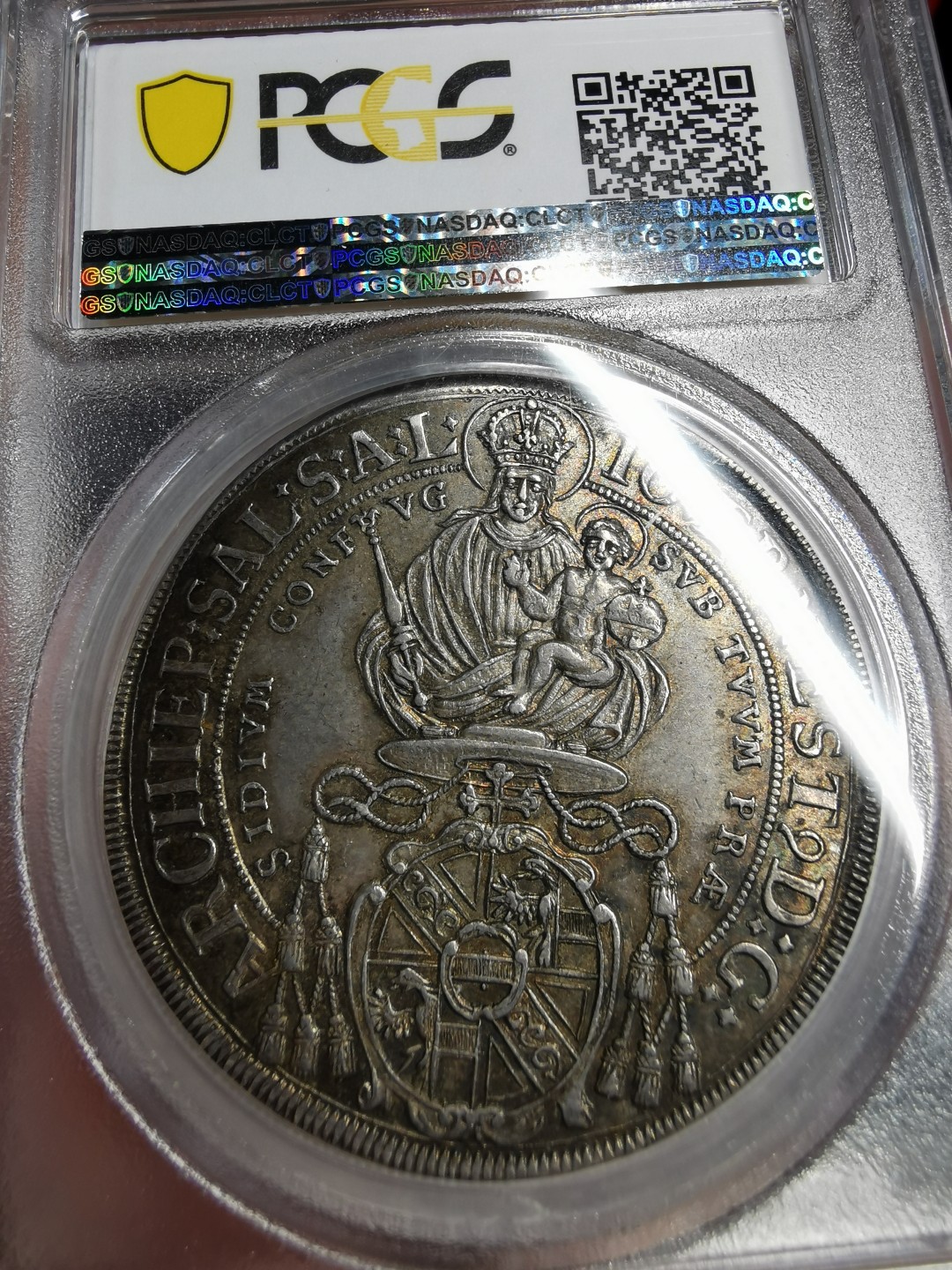 凡希社世界钱币微拍第二百十五期——德奥专场 1708萨尔茨堡约翰恩斯特主教泰勒PCGS-MS63淡金彩收藏级！