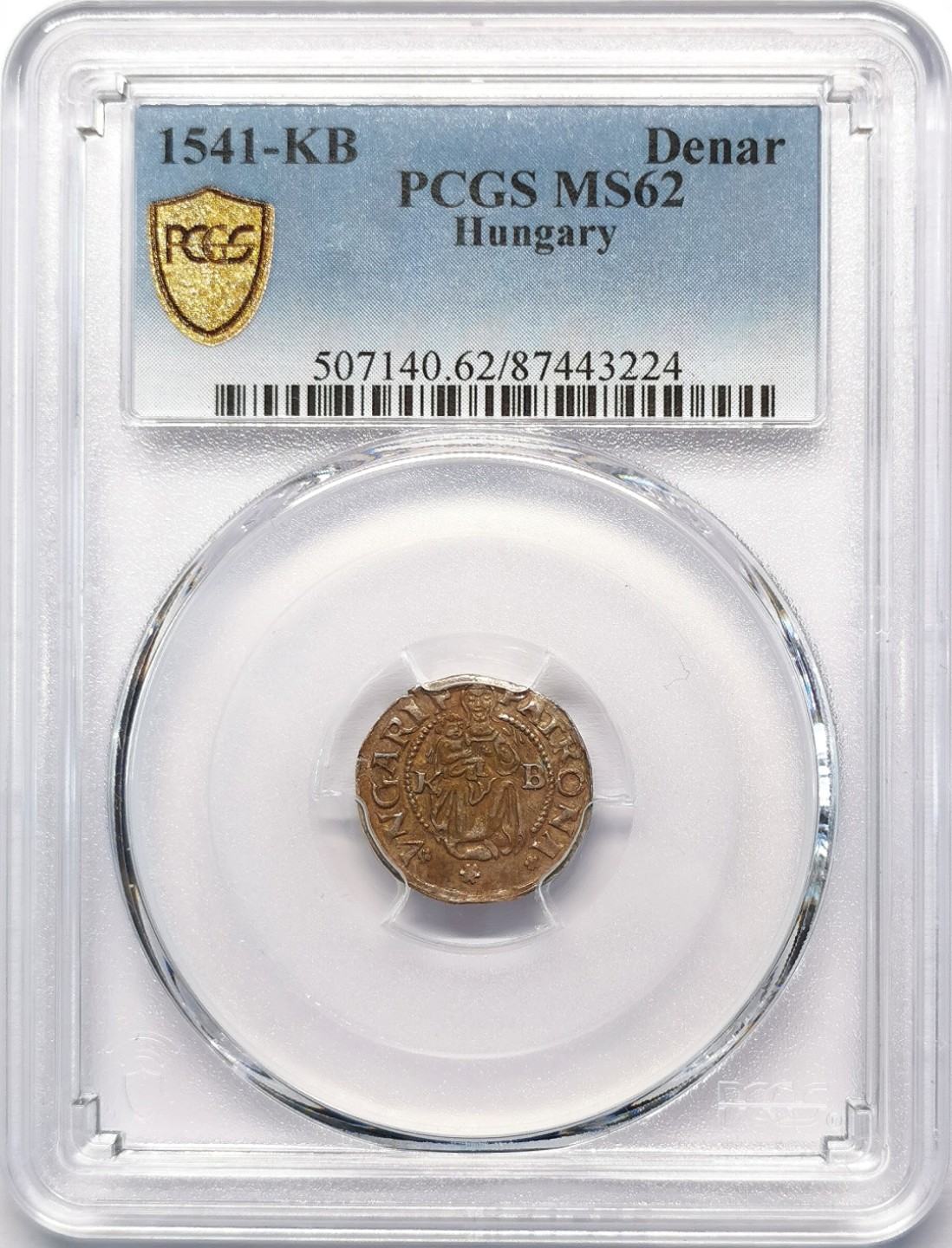 凡希社世界钱币微拍第二百十五期——德奥专场 1541匈牙利王国第纳尔银币PCGS-MS62
