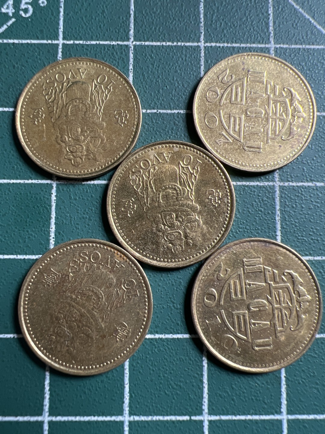 泡泡堂第119期  世界硬币专场（无押金，无佣金，捡漏，全场20包邮，偏远地区除外） 澳门五个