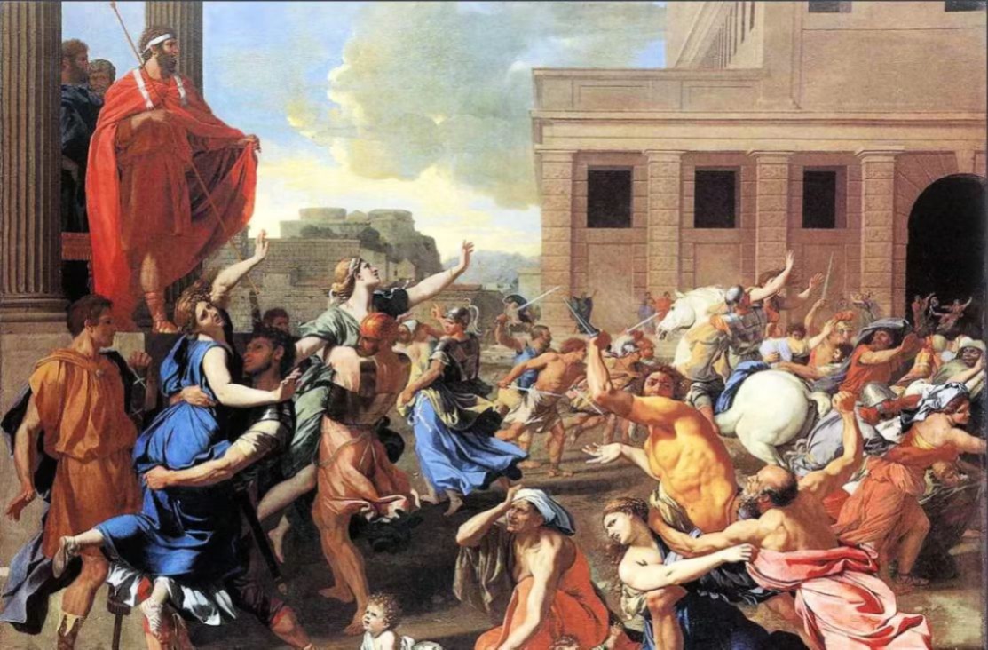 瓶子🏺第61期拍卖会 古罗马共和国公元前89年萨宾“罗马士兵抢萨宾女”银币