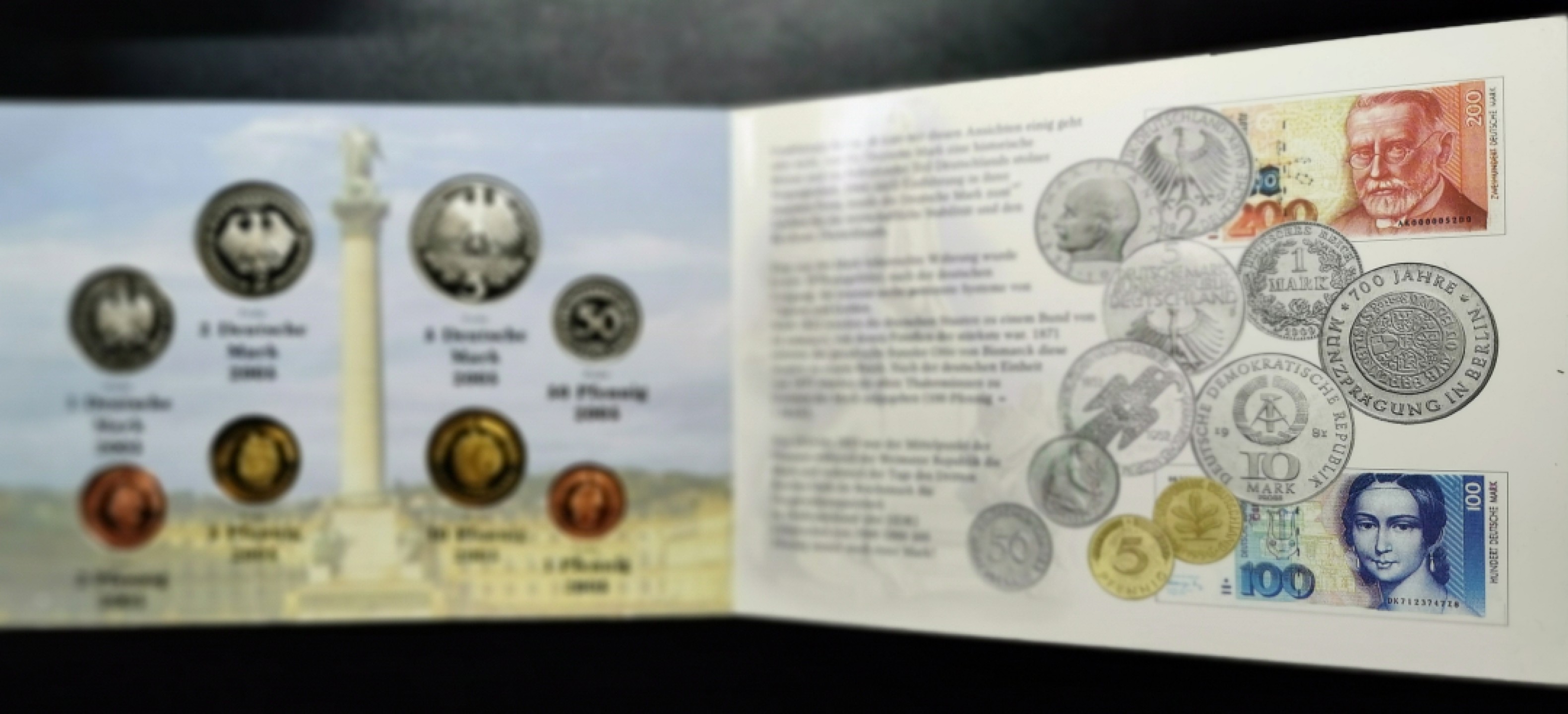 凡希社世界钱币微拍第二百十五期——德奥专场 2005德国加厚精铸样币八枚-告别马克