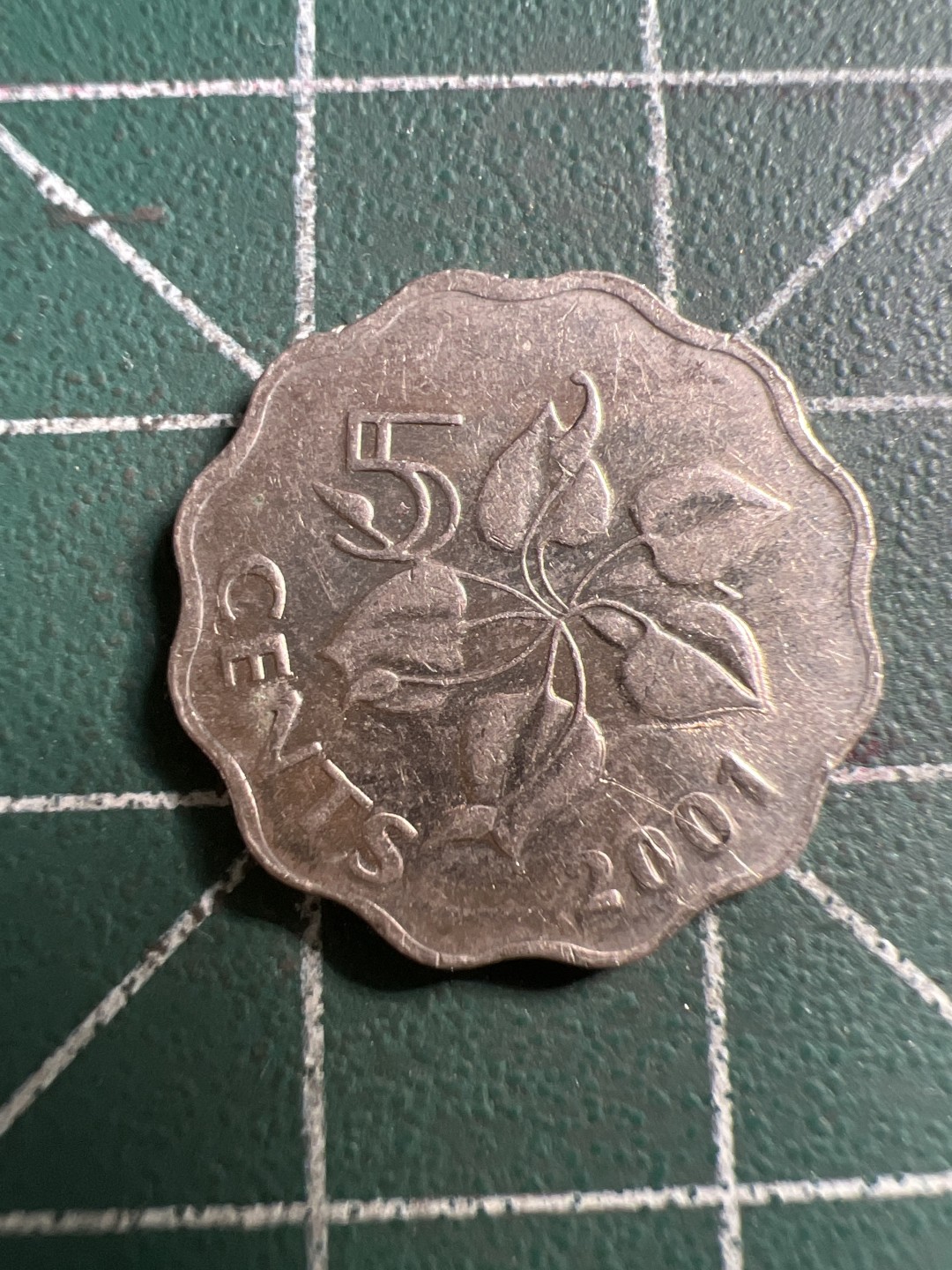 泡泡堂第117期  世界硬币专场（无押金，无佣金，捡漏，全场20包邮，偏远地区除外） 斯威士兰五分