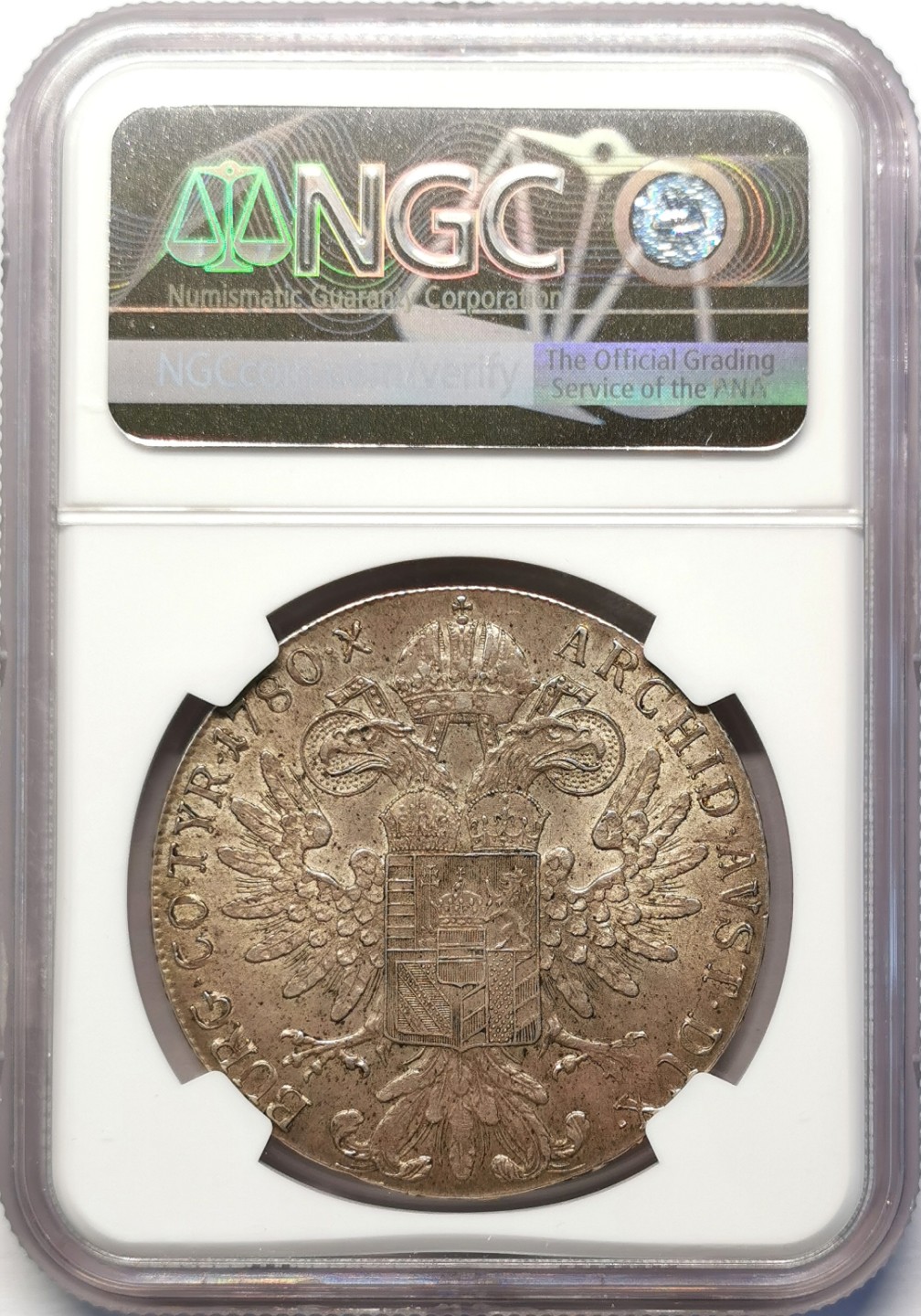 凡希社世界钱币微拍第二百十五期——德奥专场 1780奥地利特蕾莎泰勒大银NGC-MS62早期后铸