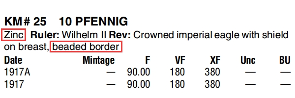 凡希社世界钱币微拍第二百十五期——德奥专场 荐！1917德国圆珠版10芬尼锌币NGC-AU55稀有品种入盒仅此一枚！