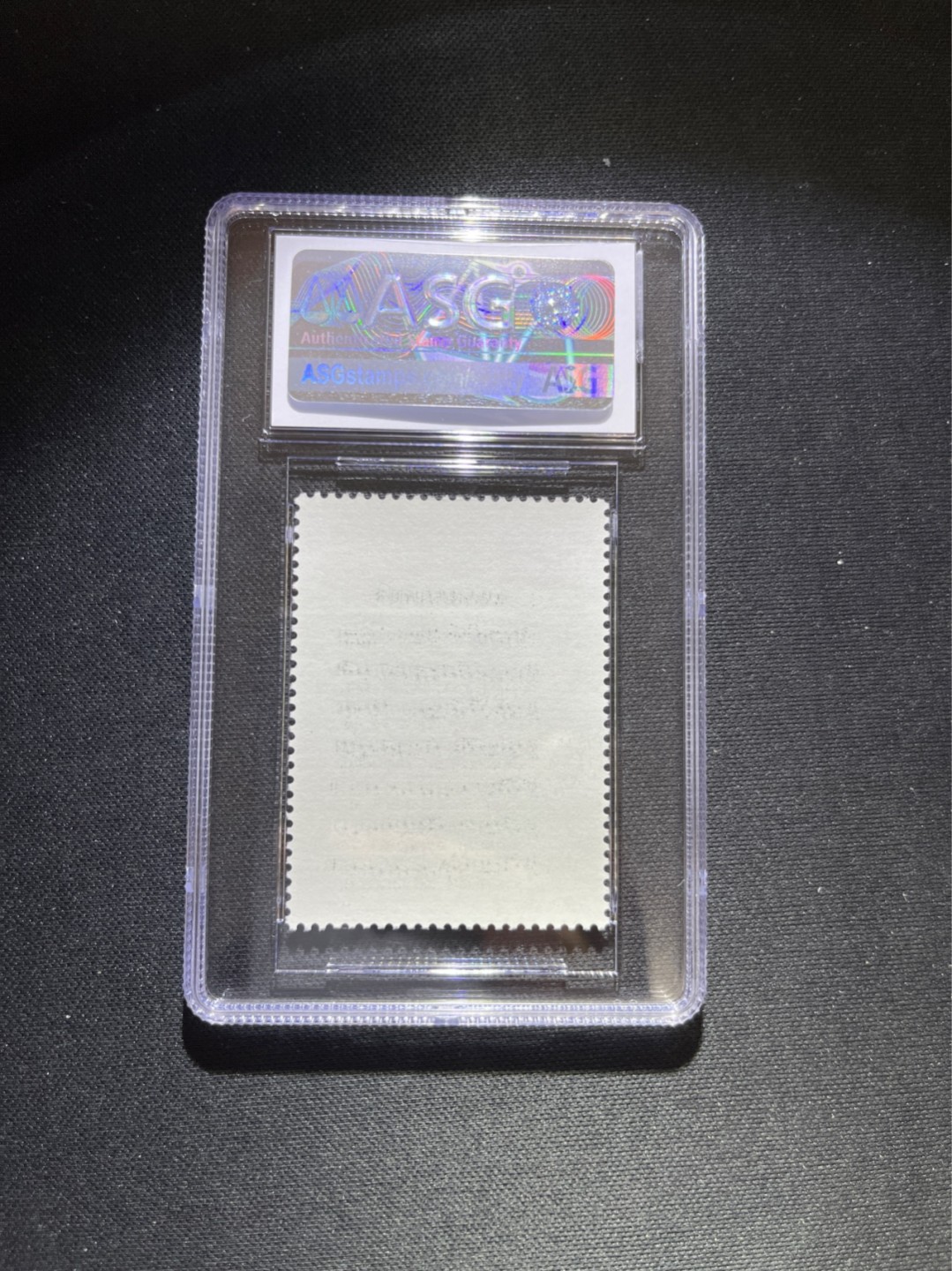 洪涛臻品 精选邮票限时拍卖第五十四期 J46 国歌 ★ASG90分OG 三俗稀缺★经典热门票✦中盒，壳子完美无划痕✦版撕绝中绝送评，面艳背白，状态一流。✦爱不释手✦90高分兼具收藏，投资价值，收藏首选。目前ASG评级处于初级阶段，注意趁早下手囤精品货，未来一定有意想不到的收获