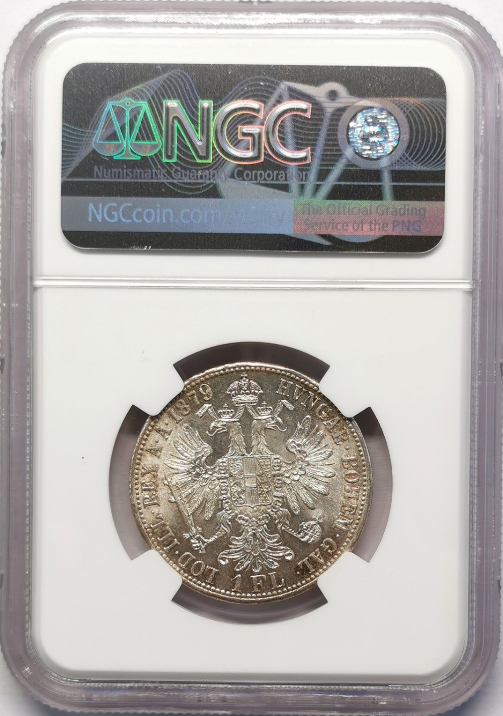 凡希社世界钱币微拍第二百十五期——德奥专场 1879奥地利帝国佛罗林银币NGC-MS64