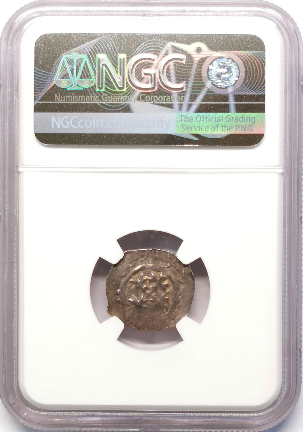 凡希社世界钱币微拍第二百十五期——德奥专场 1200-1300奥地利主教与十字图1芬尼银币NGC-XF45打铸细节佳