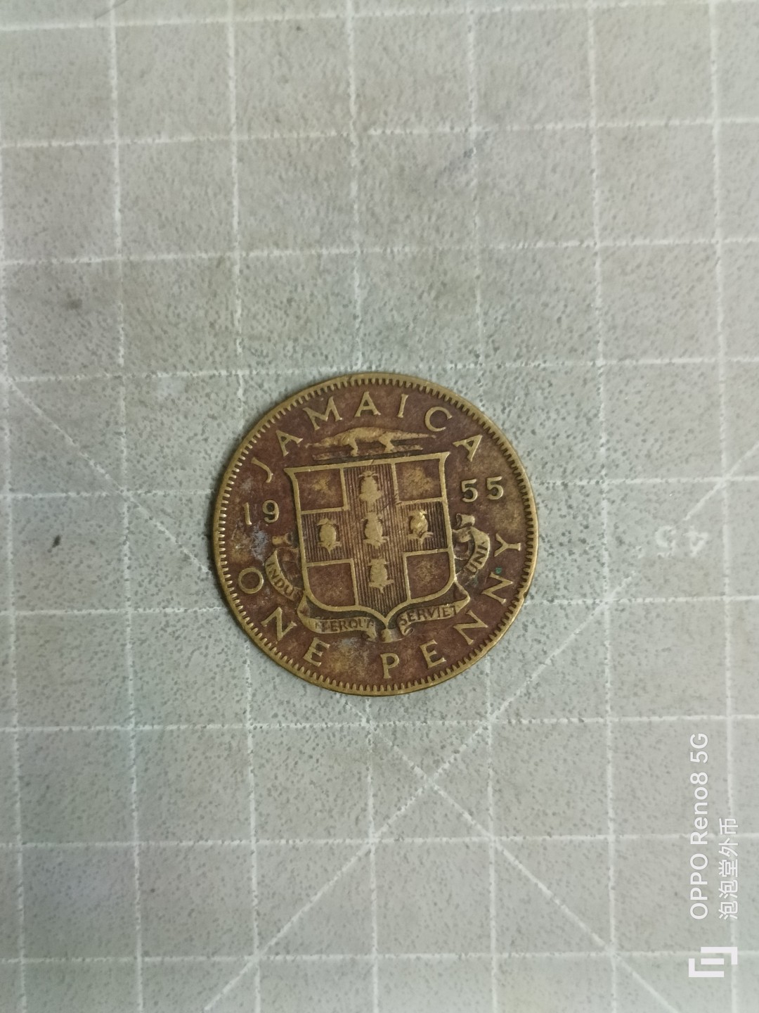 泡泡堂微拍，零佣金，零押金，满二十元包邮 英属牙买加五五年一便士