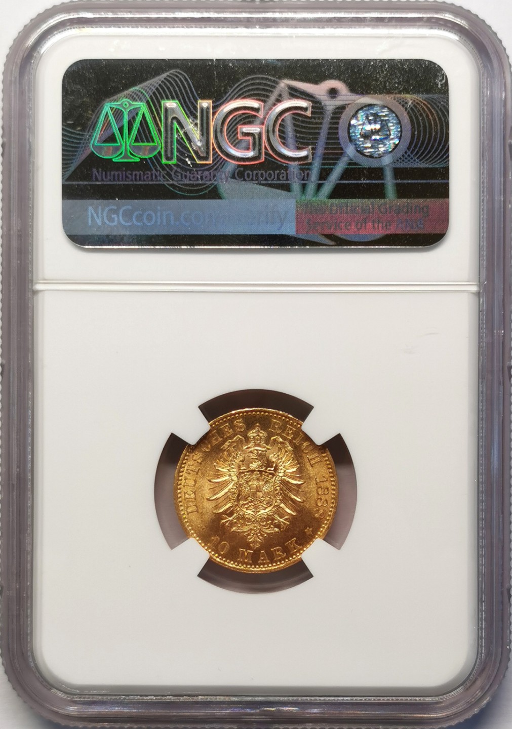 凡希社世界钱币微拍第二百十五期——德奥专场 1888普鲁士三皇之年10马克金币NGC-MS65