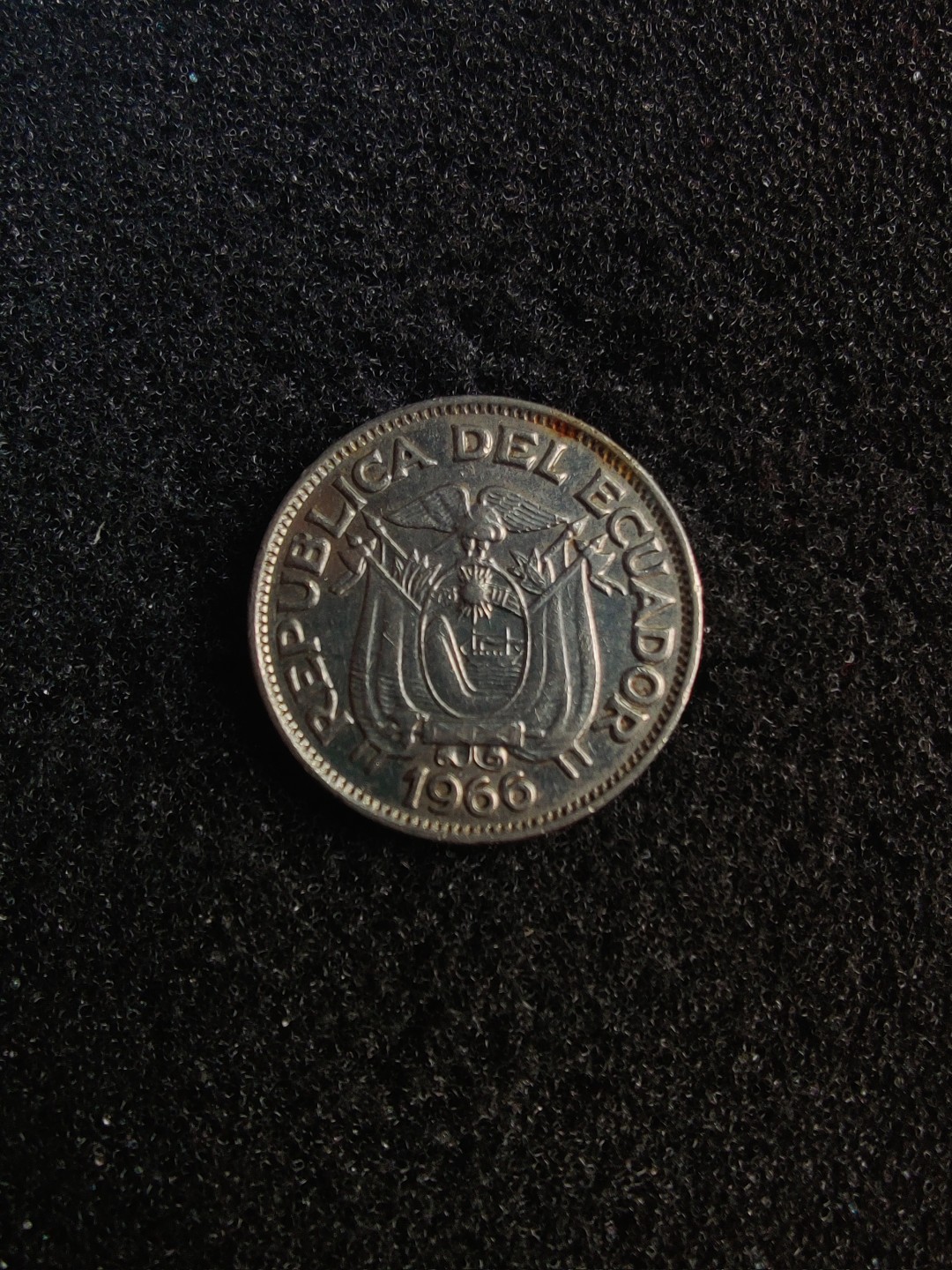 ♥一只鱼（世界钱币第五期） 厄瓜多尔20分