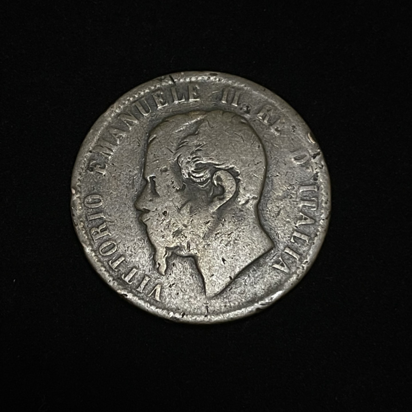 外国硬币0元起拍（6） 1866意大利老铜币