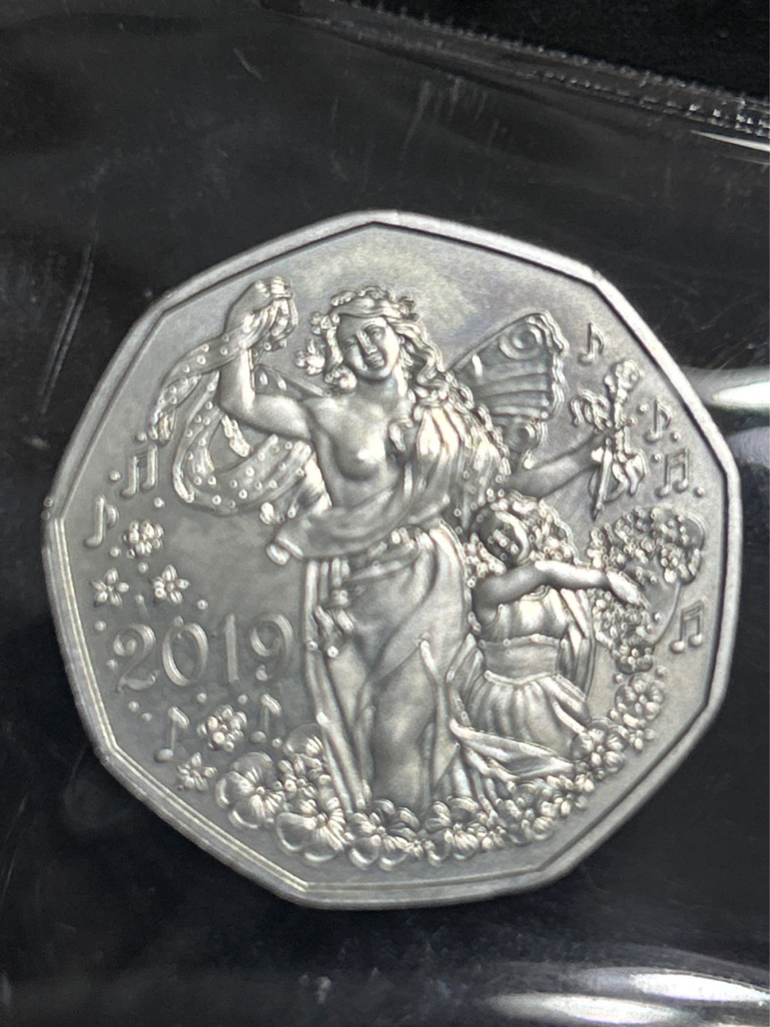 收藏联盟Quantum Auction 第201期拍卖 硬币场 2019年奥地利5欧元纪念银币 新年系列生活的乐趣