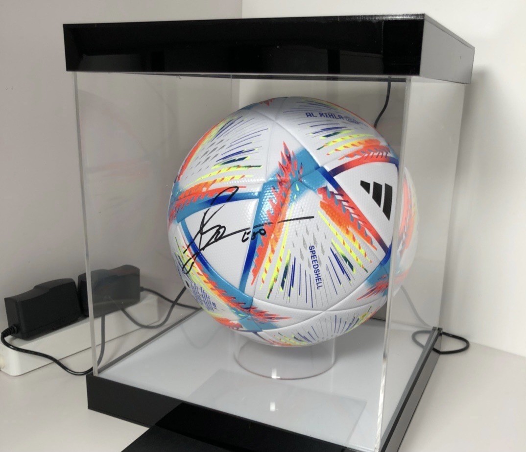 梅西签名2022世界杯足球