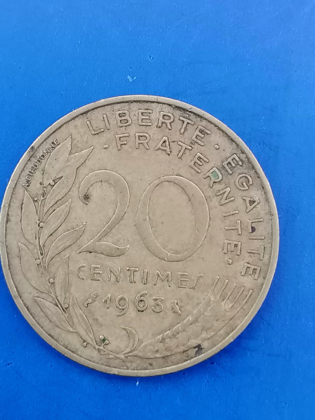 世界钱币专场 法国63年二十分