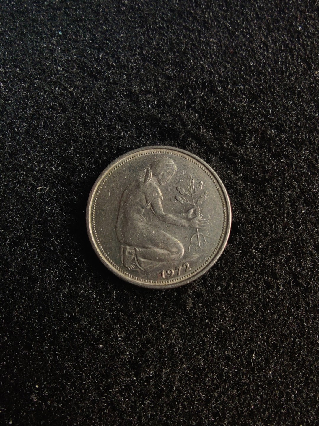 ♥一只鱼（世界钱币第五期） 德国50芬尼