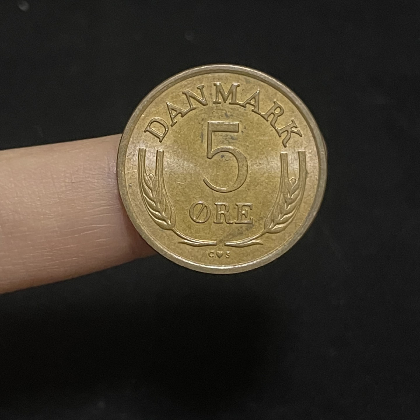 外国硬币0元起拍（7） 丹麦5欧尔铜币