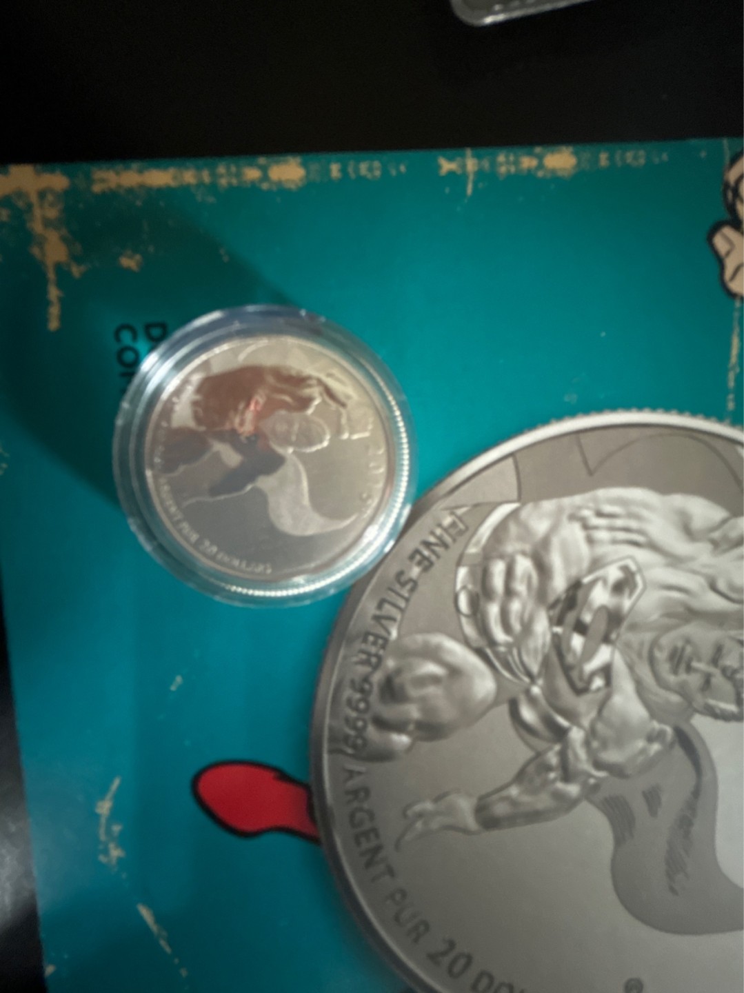 收藏联盟Quantum Auction 第201期拍卖 硬币场 2015年加拿大 超人彩色银币 9999高纯度