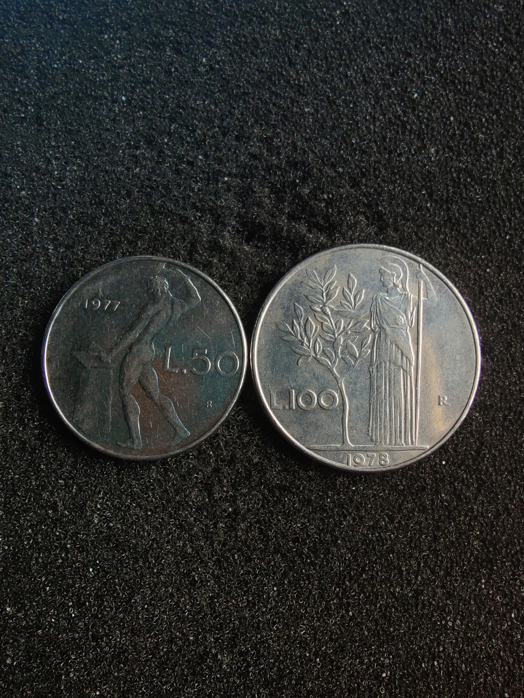 ♥一只鱼（世界钱币第五期） 意大利50/100里拉