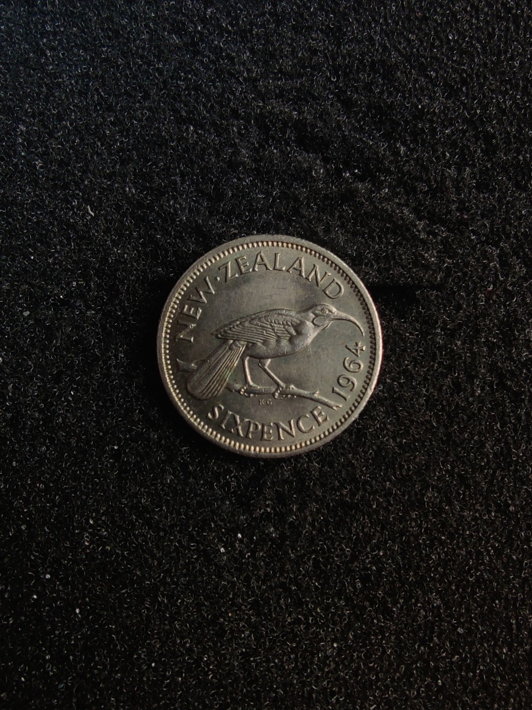 ♥一只鱼（世界钱币第五期） 新西兰6便士