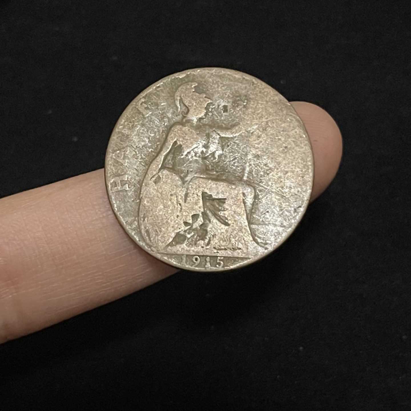 外国硬币0元起拍（5） 1915乔治五半便士