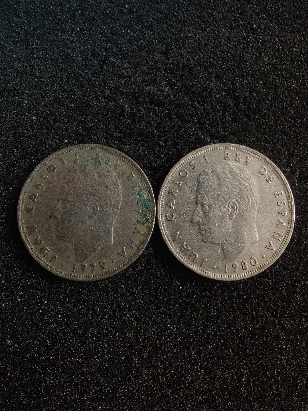 ♥一只鱼（世界钱币第五期） 西班牙25比塞塔