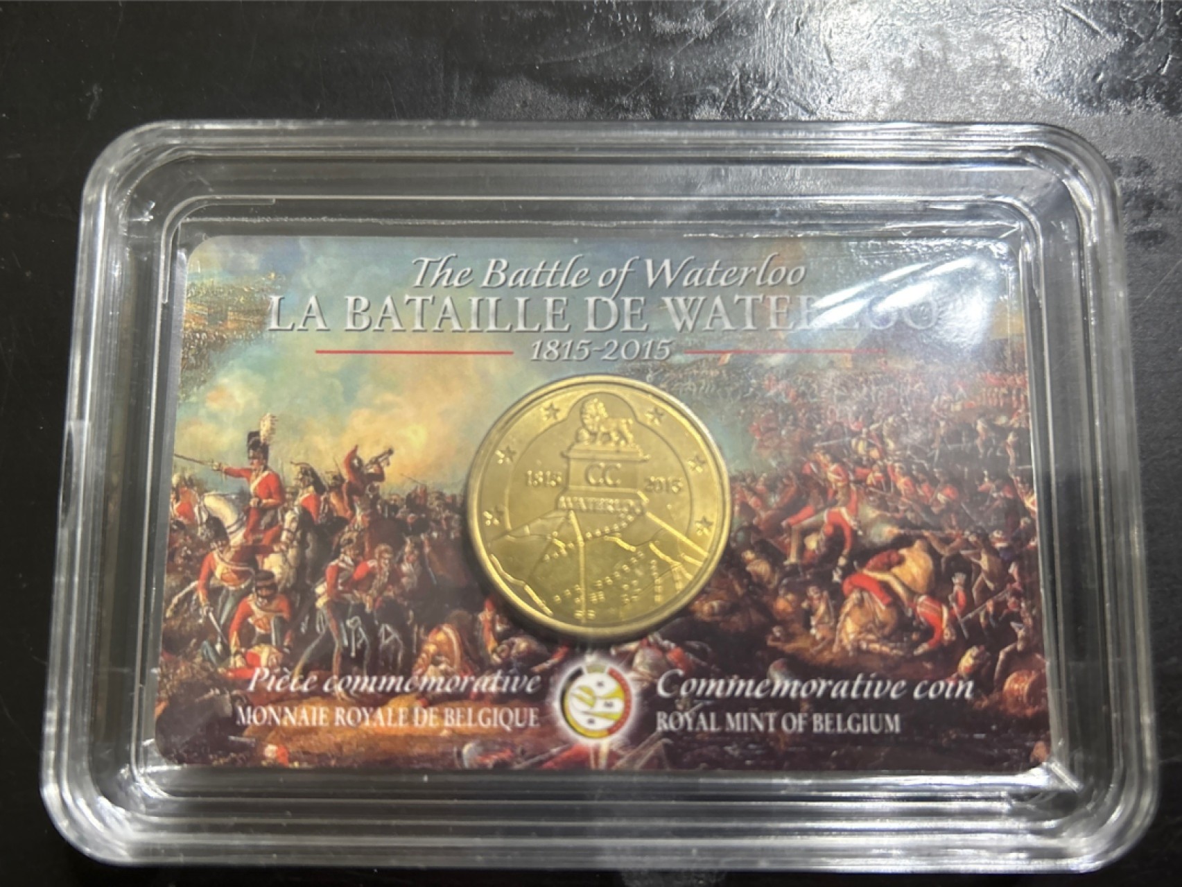 收藏联盟Quantum Auction 第201期拍卖 硬币场 2015年比利时2.5欧元 滑铁卢之战百年纪念币