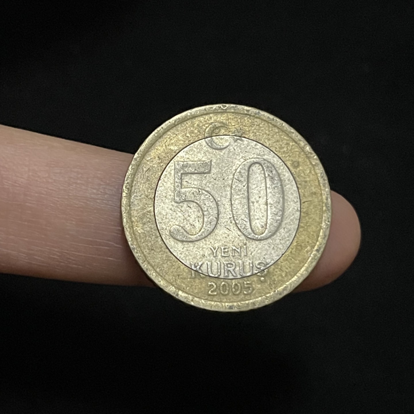 外国硬币0元起拍（6） 土耳其50双色币 国父凯末尔