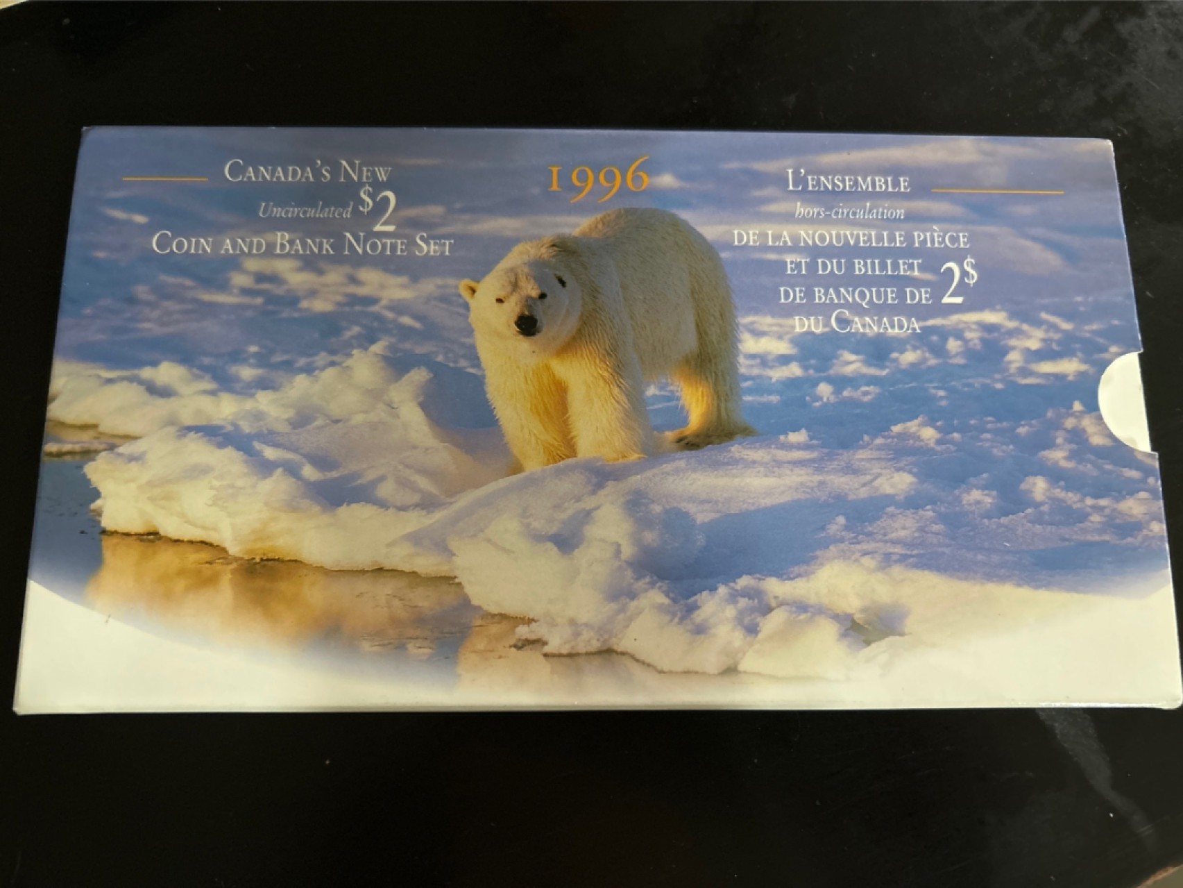 收藏联盟Quantum Auction 第201期拍卖 硬币场 1996年加拿大 2元硬币和纸币套装