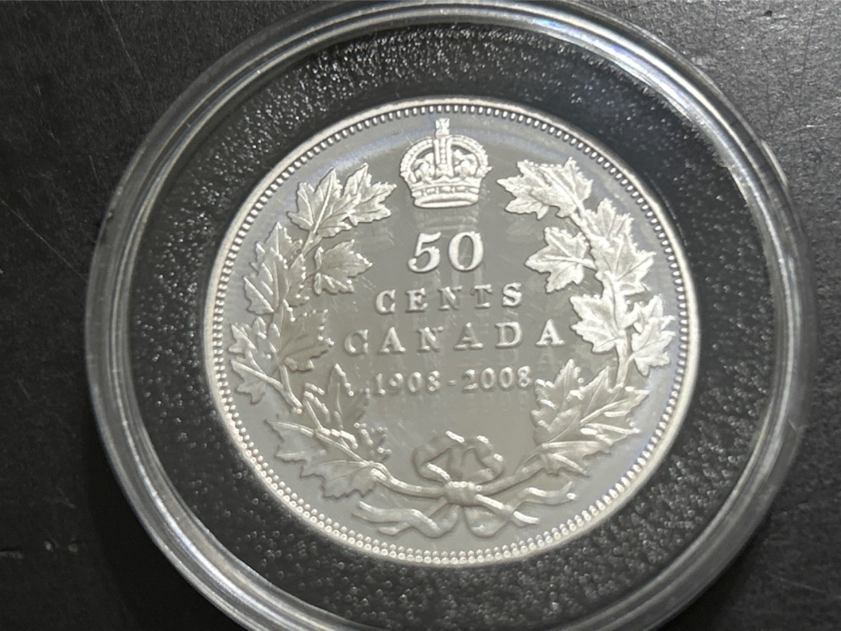 收藏联盟Quantum Auction 第201期拍卖 硬币场 2008年加拿大 皇家加拿大造币厂百年 银币和邮票套装 精制木盒