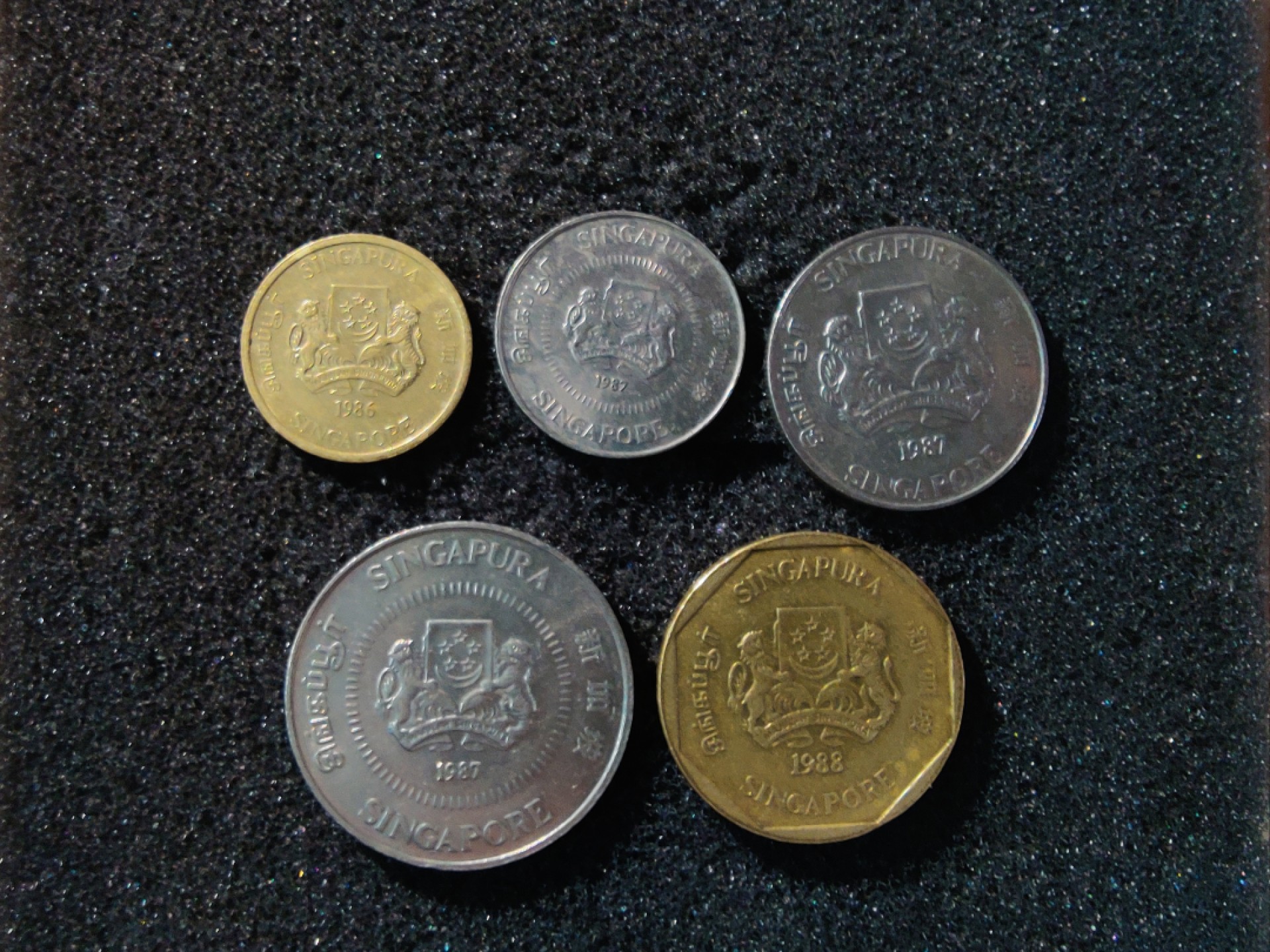 ♥一只鱼（世界钱币第五期） 新加坡套币