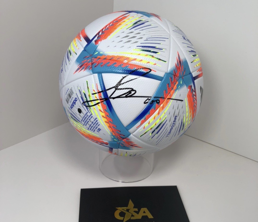 梅西签名2022世界杯足球