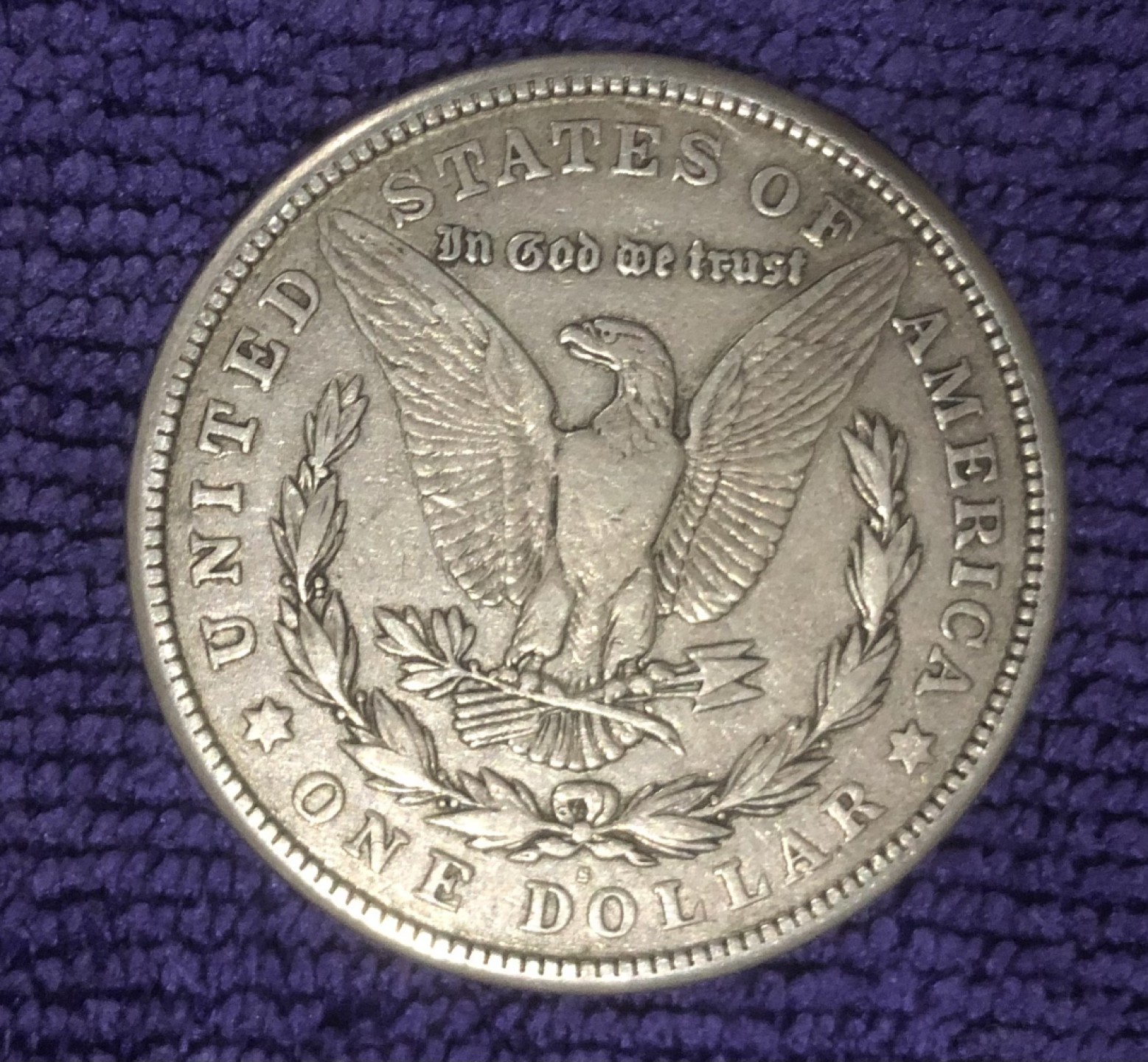 【保诚微拍】第36期  古今中外币章（部分评级）14号晚上七点半自动开拍！！！ 美国 1921年 摩根 1美元 克朗型大银币(26.8克，900银) 最后的摩根