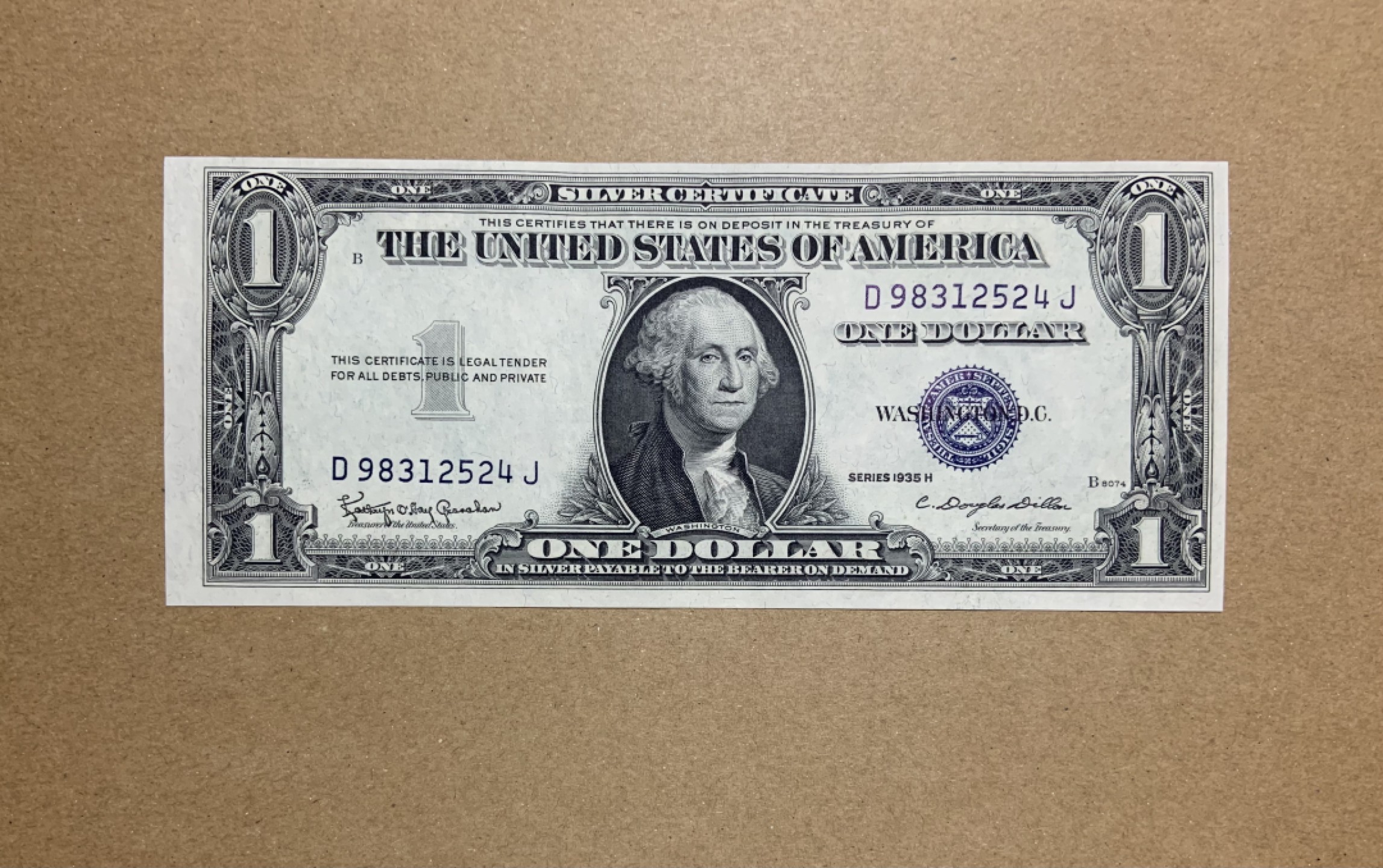 收藏联盟Quantum Auction 第199期拍卖  美国1935年1美元银币券 品相全新UNC