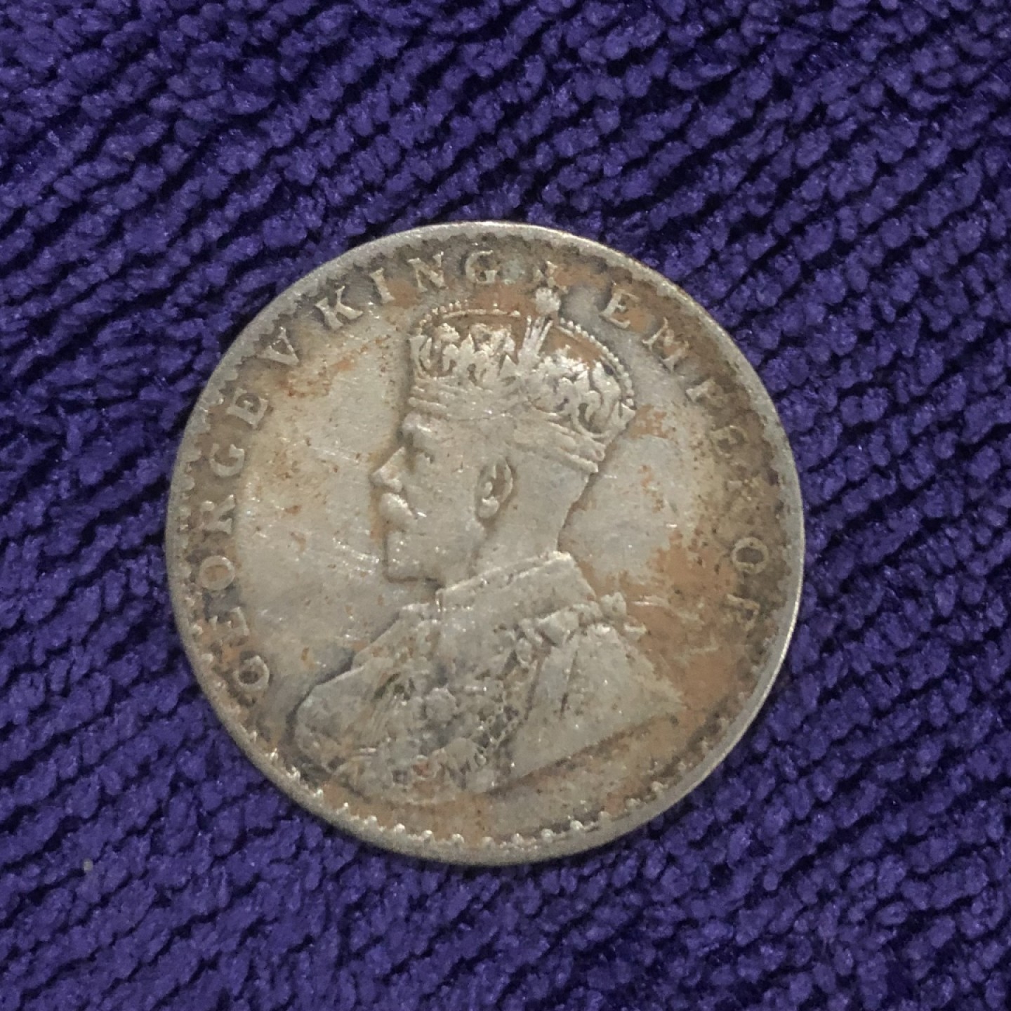 【保诚微拍】第36期  古今中外币章（部分评级）14号晚上七点半自动开拍！！！ 英属印度 1912年 乔治五世 1卢比 银币（11.66克，91.7%银）