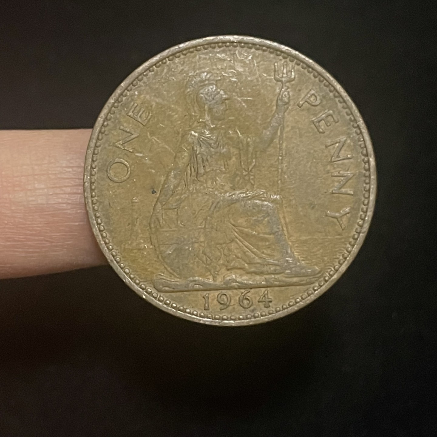 外国硬币0元起拍（5） 1964伊丽莎白1便士