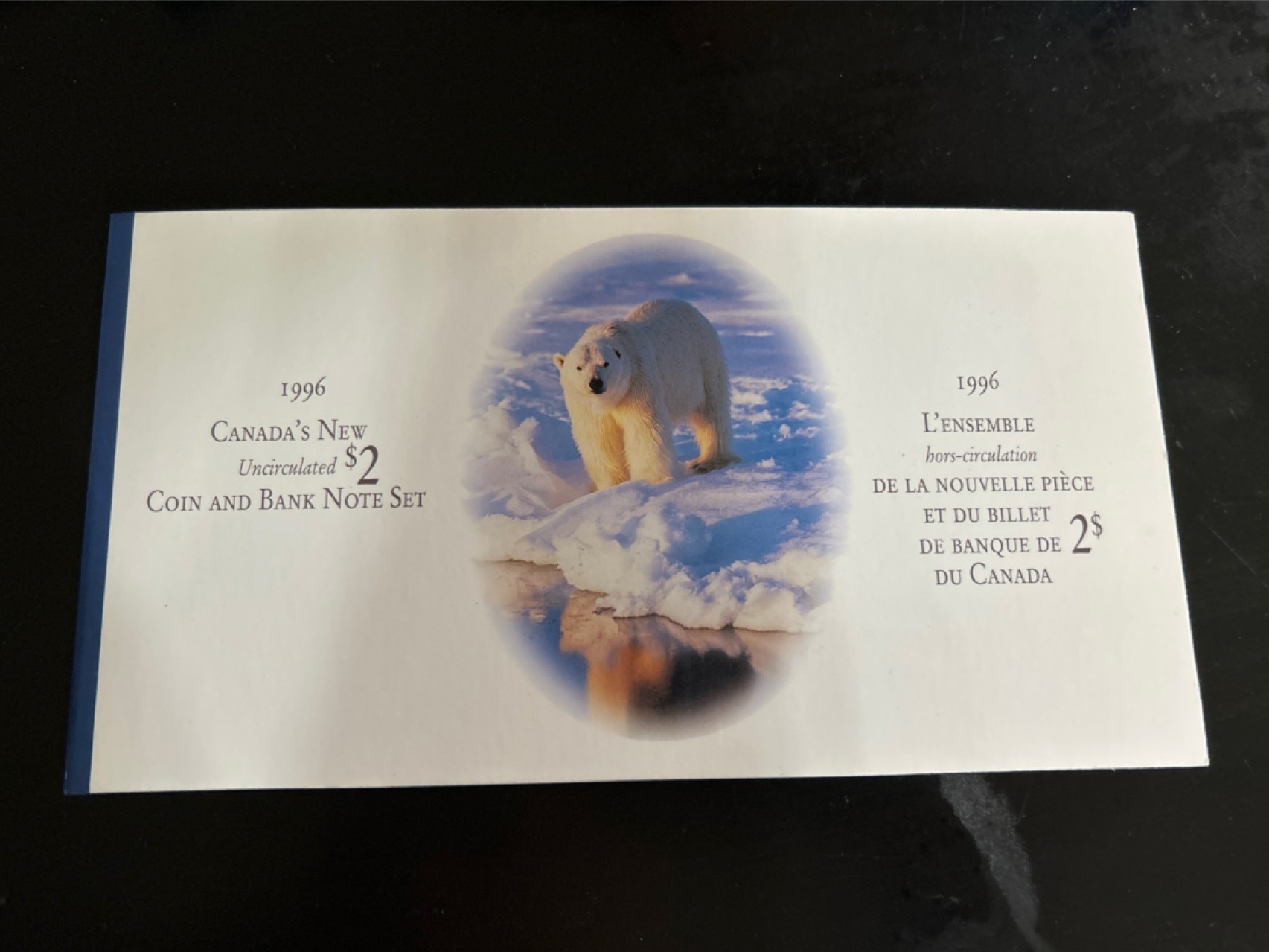 收藏联盟Quantum Auction 第201期拍卖 硬币场 1996年加拿大 2元硬币和纸币套装