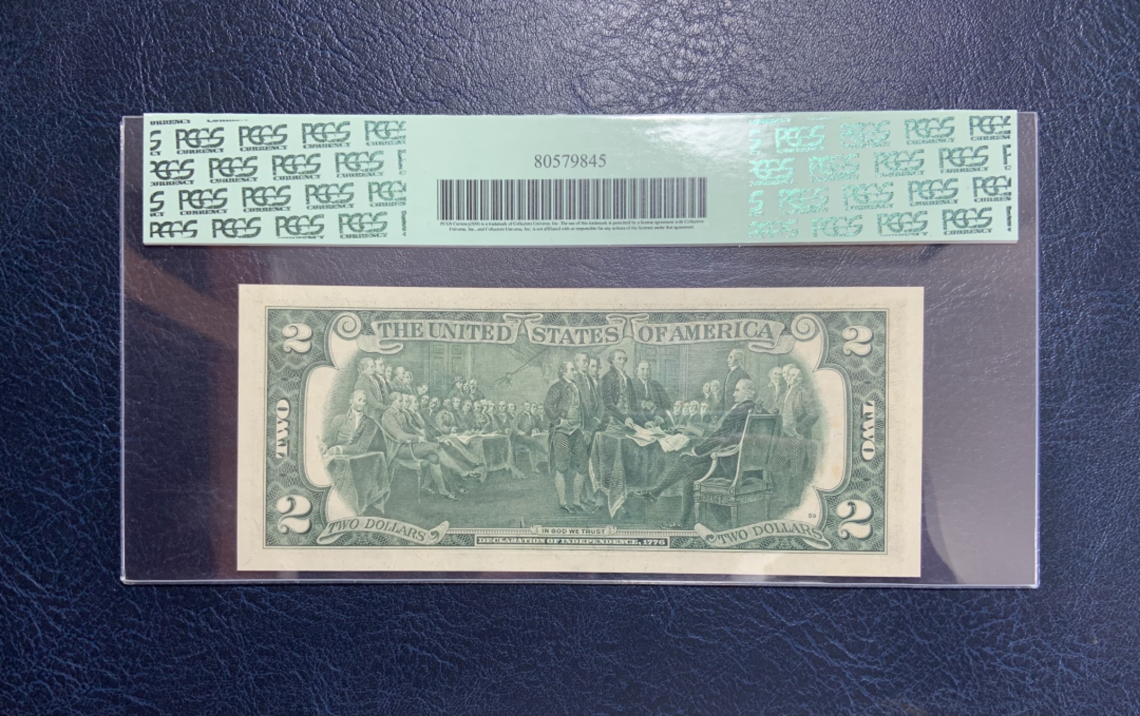 收藏联盟Quantum Auction 第199期拍卖  美国1976年联邦储备券2元 PCGS66 星补号 