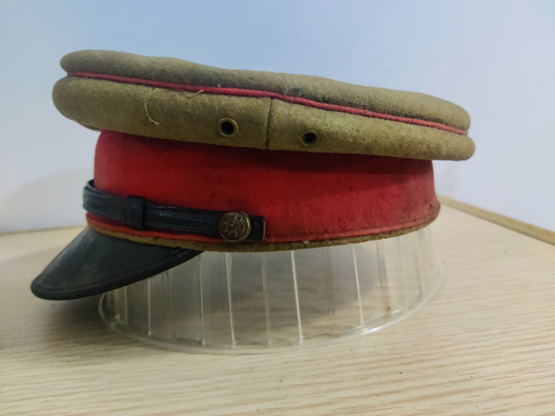 全场0元起拍 第六期 咸鱼国勋章制服拍卖专场 10月19日（周三）下午6：00开始 牢记历史勿忘国耻 原品日本陆军 四五式将校用大檐帽小码